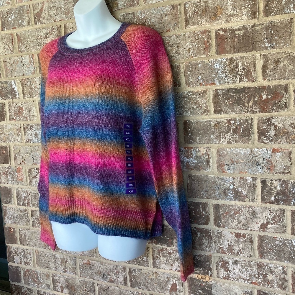 $89 NWT XXL Women Lovely Ombre BB Dakota Sweater Steve Madden - Picture 3 of 10